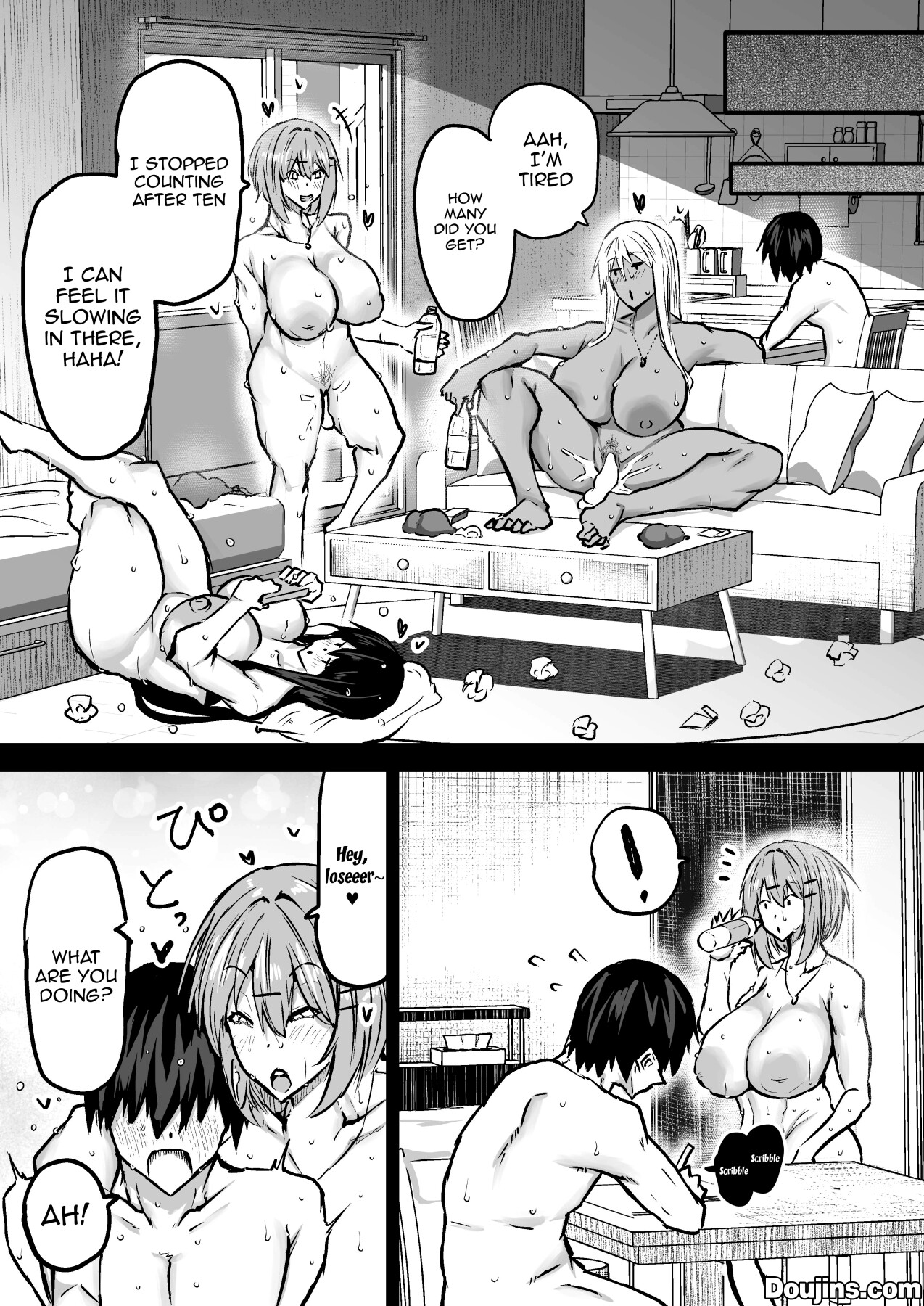 Hentai Manga Comic-The Huge Tittied Gals That Suck Everything Out Of Me-Read-165